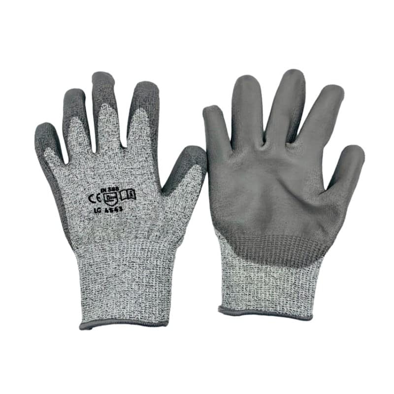 GUANTE RECUBIERTO DE POLIURETANO ANTICORTE HPPE N5-8MD