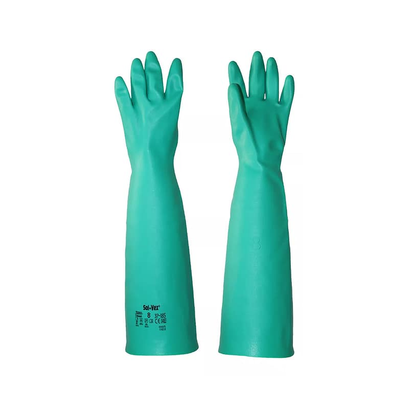 GUANTE SOLVEX NITRILO 45CM 37-185-7